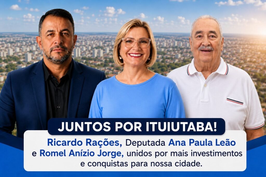 Deputada Ana Paula Leão destina mais R$ 1,2 milhão em emendas para Ituiutaba através de articulação de Ricardo Rações e Romel Anízio Jorge