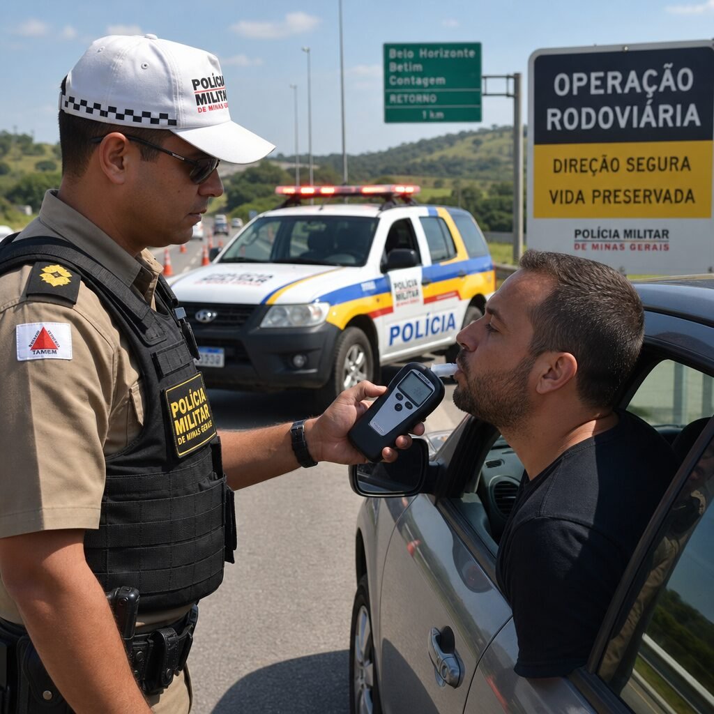 Minas Gerais lidera ranking nacional de multas por embriaguez ao volante