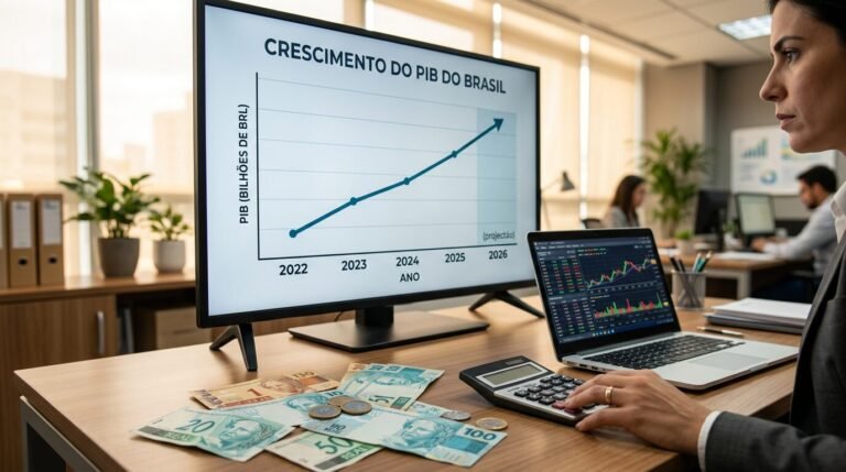 Fitch eleva previsão de PIB do Brasil para 2,1% em 2026
