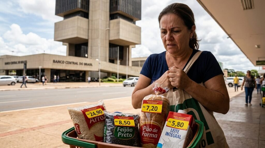 Banco Central admite inflação acima da meta, mas defende não reagir a choques de oferta