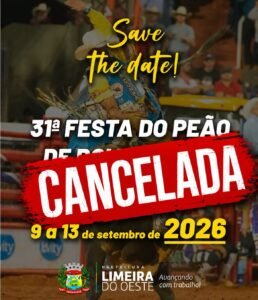 Festa do Peão de Limeira do Oeste é cancelada por falta de recursos