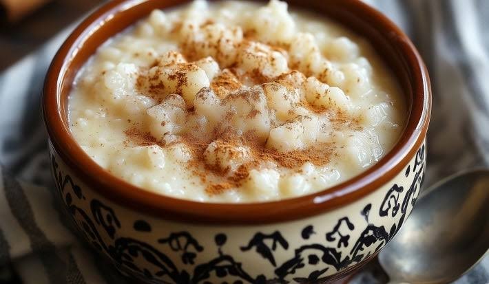 Arroz Doce Cremoso com Canela