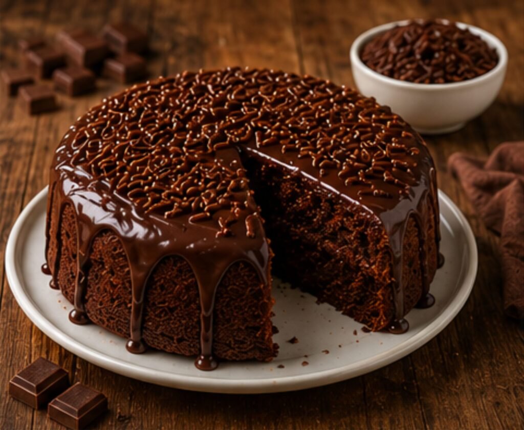 Bolo de Chocolate Molhadinho