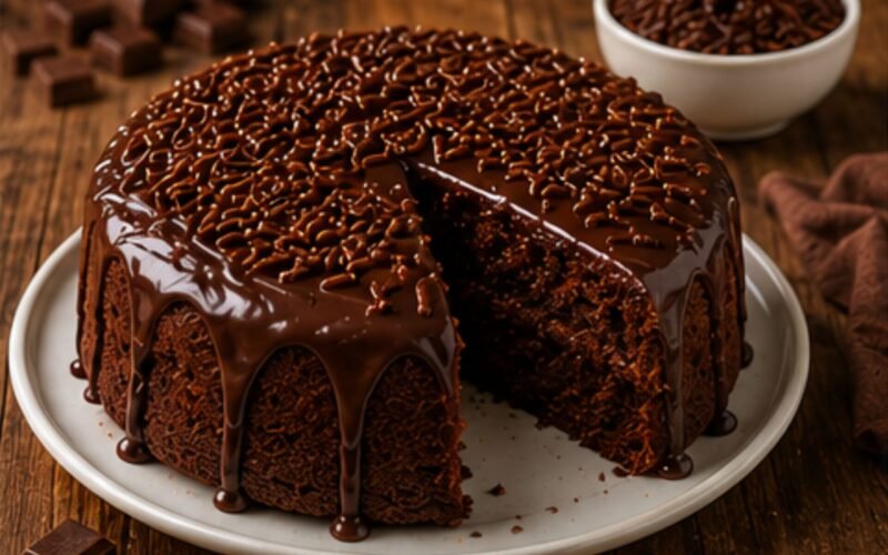Bolo de Chocolate Molhadinho