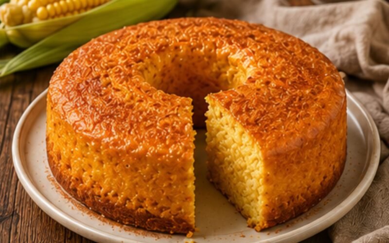 Bolo de Fubá Cremoso de Liquidificador