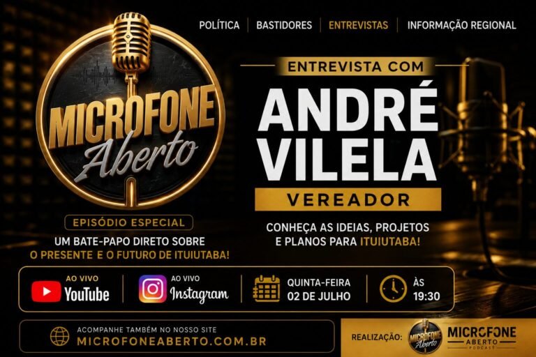 Episodio 05 Entrevista com o Vereador André Vilela