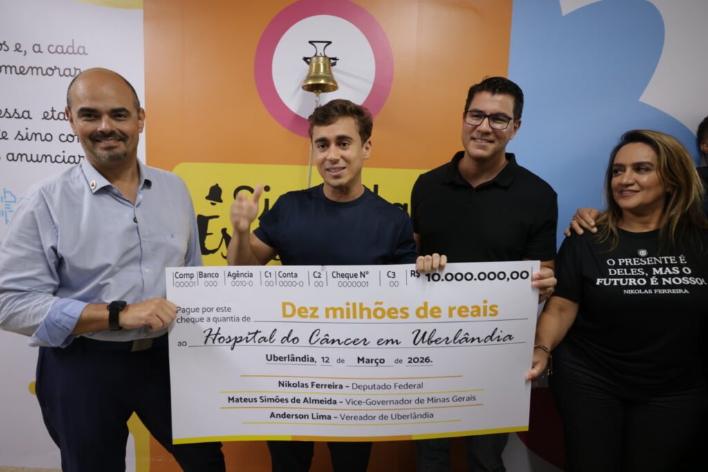 Cheque de R$ 10 milhões usado por Nikolas vira debate após recurso real de R$ 7,2 milhões