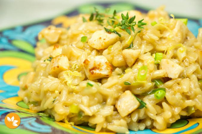 Risoto de Frango com Limão