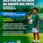 Seletiva gratuita de futebol em Uberlândia abre vagas para atletas sub-13