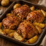 Sobrecoxa Assada com Batatas