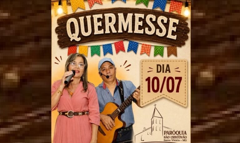 Quermesse de São Cristóvão terá show com Leo e Telma em Santa Vitória