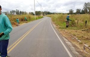 Prefeitura de Capinópolis realiza limpeza e manutenção às margens da MG-226 para reforçar segurança viária
