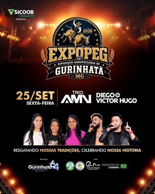Gurinhatã abre 26ª Expopeg com shows e início do rodeio nesta sexta